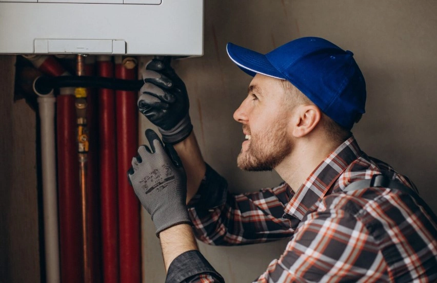 Illustration of a connected heating system