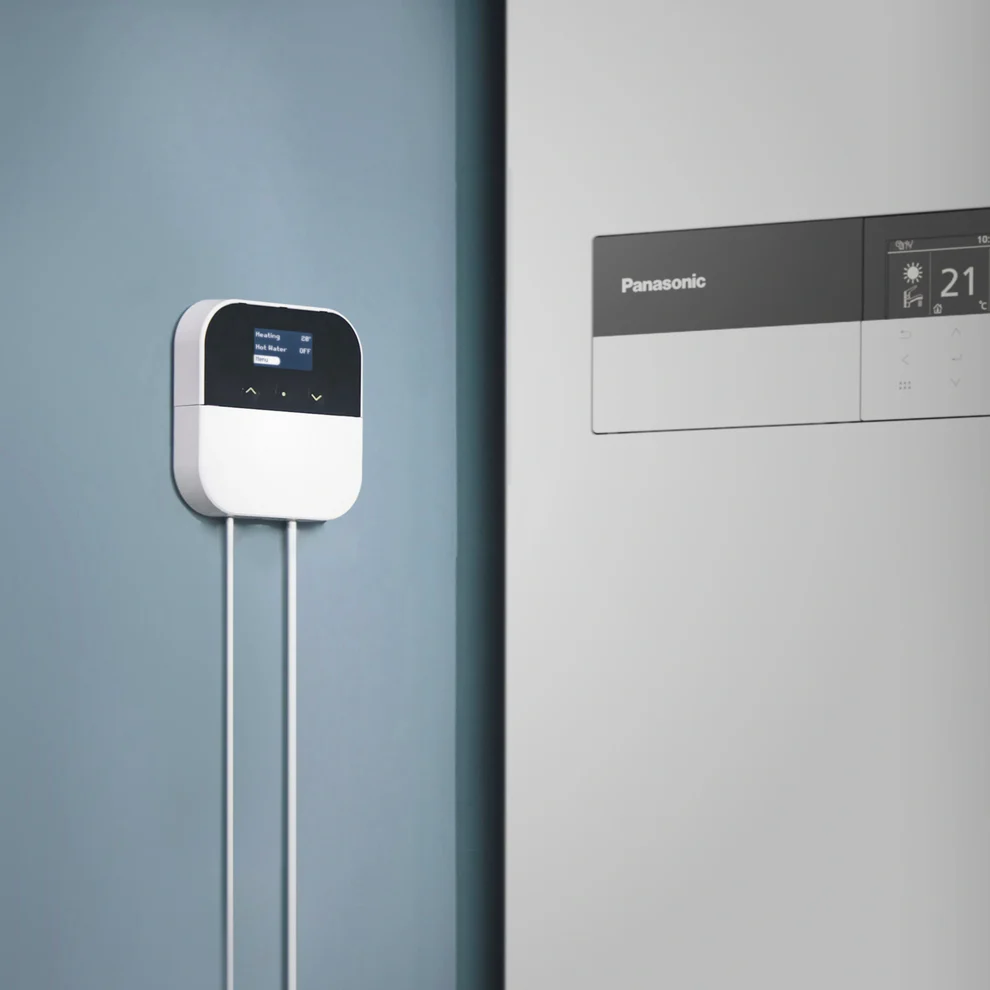 Connected heating-system illustration