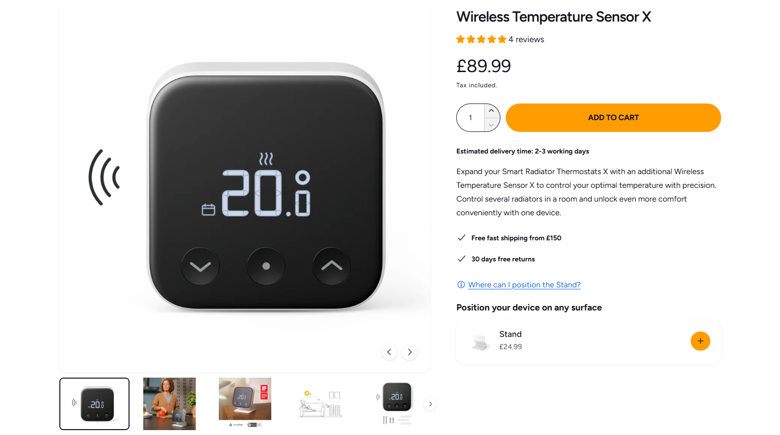 Wireless Temperature Sensor X