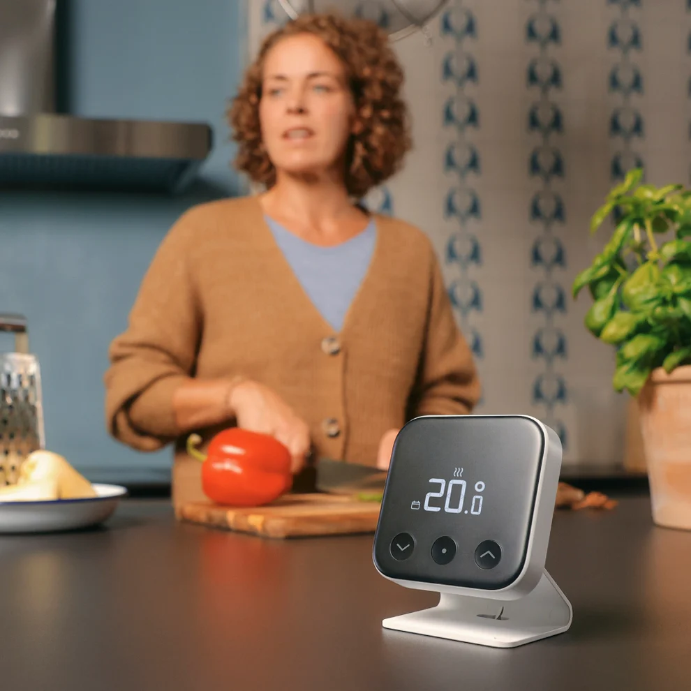 Smart heating controls used from a mobile phone